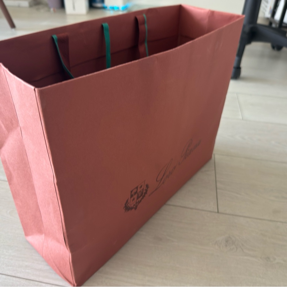 Loro Piana Red Shopping Bag